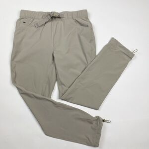 Eddie Bauer Travex Stone Beige Climatrail Pants Hiking Outdoor Pull On Womens 10